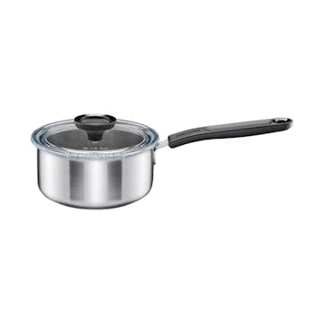 Kastrull 1,5 L Fiskars Functional Form – Med Glaslock, Idealisk för Sås och Småportioner