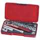 Hylsnyckelsats med 3/8 tum fyrkantsfäste Teng Tools T3834