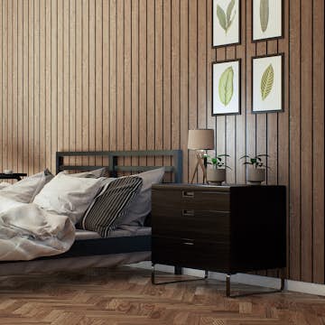 Akustikpanel Lundbergs Klassisk Plank 2780x615x20 mm