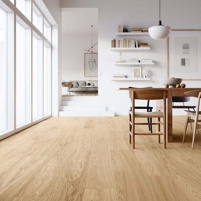 Parkettgolv Moland Super Ek Wideplank Mitchell Natural Oak