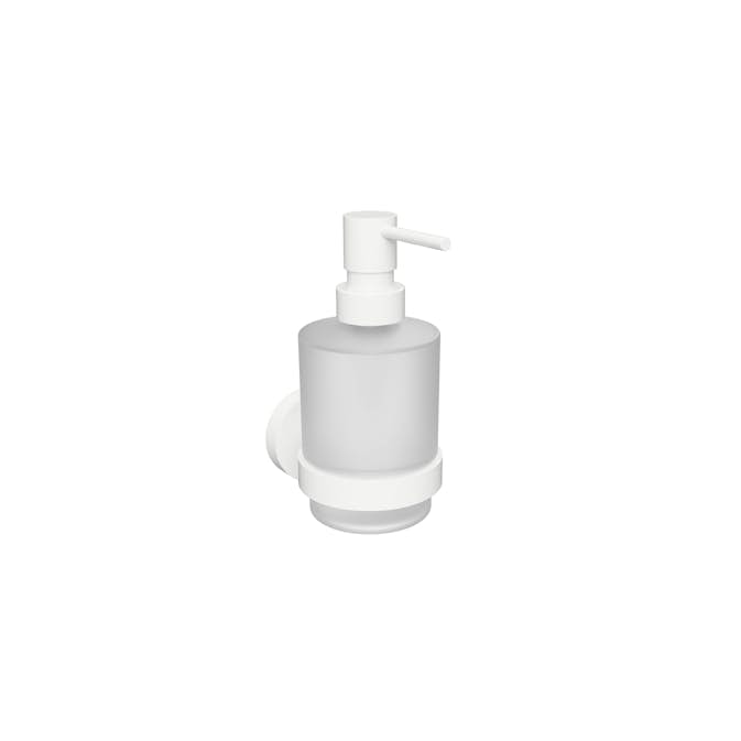 Tvåldispenser Bemeta White Glas/Vit