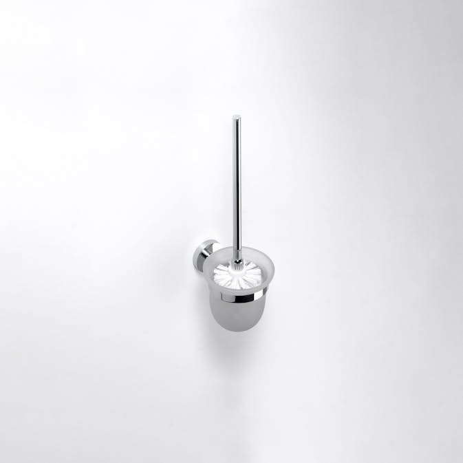 Toalettborste Bemeta Omega Vägghängd Vit Borste