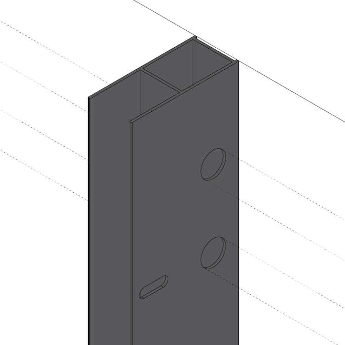 Rördragningsprofil Bathlife Profil Svart