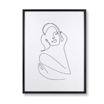 Tavlor Art for the Home Seducing Silhouette Oval