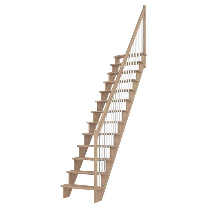 Spartrappa Dolle Lyon med Vertikalt Metallräcke