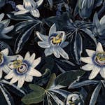 Fototapet Art For The Home Blå Sjö Av Blommor 107921