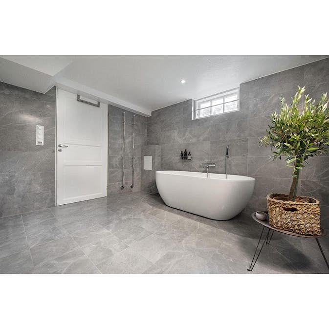 Klinker Bricmate M66 Grey Fleury Honed 60x60 cm