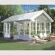 Komplett Orangeri Landskap Grönska Förlängd Sommar 21 kvm