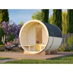 Bastutunna Palmako Anita Byggsats med Altan & Obehandlat Trä