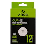 Pingisboll Stiga Sports Cup White 12-Pack