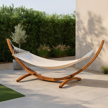 Hängmatta Venture Home Hedvig Inkl. Träställning Utomhus