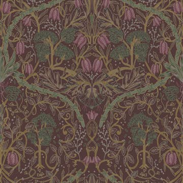 Tapet Superfresco Easy Lauri Modern 113294 EasyUp, Mönstrad Röd