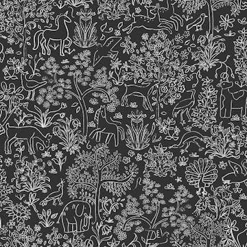 Tapet Superfresco Easy Puck Svart/Vit 10mx53cm