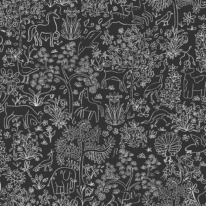 Tapet Superfresco Easy Puck Svart/Vit 10mx53cm