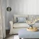Tapet Laura Ashley Lille Pearlescent Streifen Vit
