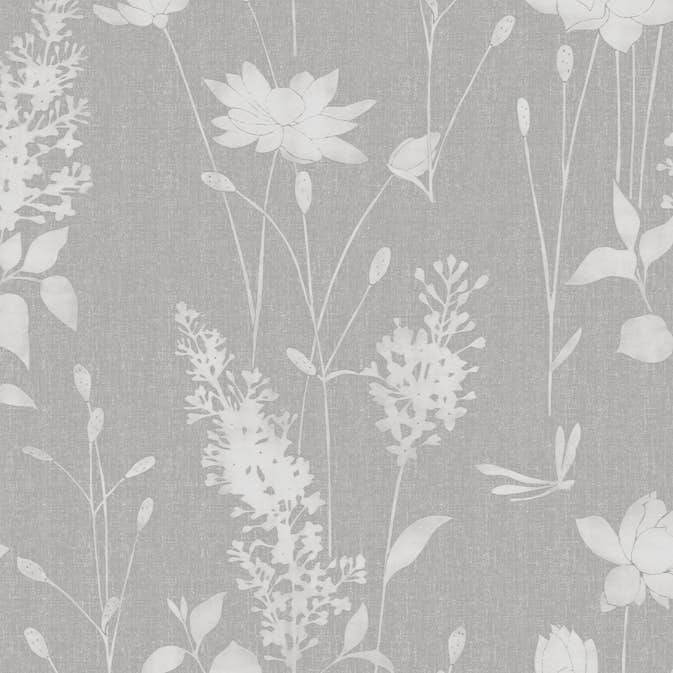 Tapet Laura Ashley Dragonfly Garden Steel