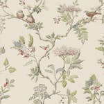 Tapet Laura Ashley Elderwood Naturel EasyUp, Mönstrad Flerfärgad