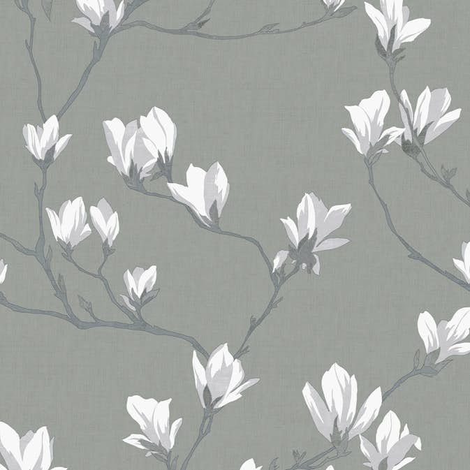 Tapet Laura Ashley Magnolia Grove Slate