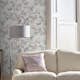 Tapet Laura Ashley Eglantine Eau de Nil 113371 EasyUp, Mönstrad Flerfärgad