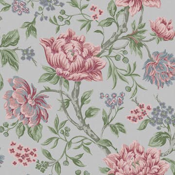 Tapet Laura Ashley Tapestry Floral Slate Gra