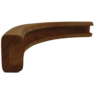 Teak Roca Hörn U-list Spårbredd 12 mm