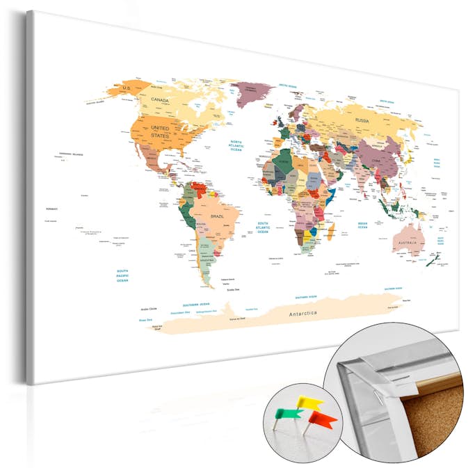 Anslagstavla Arkiio World Map