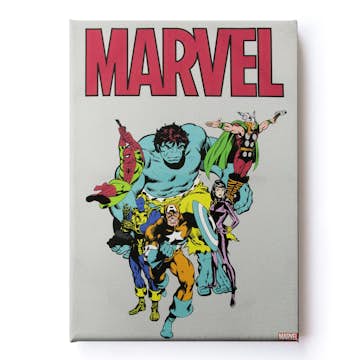 Canvastavla Disney Marvel Comics Marvel Retro 50x70cm