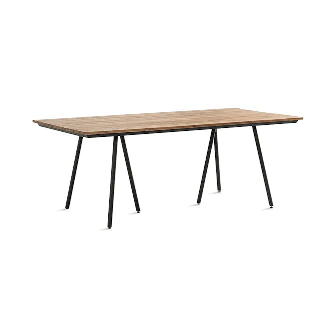 Utebord Comfort Garden Trio 200x100 cm Akacia/Svart