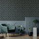 Tapet Superfresco Easy Luxus Geometrisk Teal
