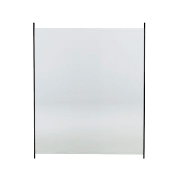 Glasstaket Hortus Klarglas med Aluminiumskena 1000 mm