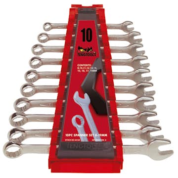 U-ringnyckelsats Teng Tools 6510A 10-delar