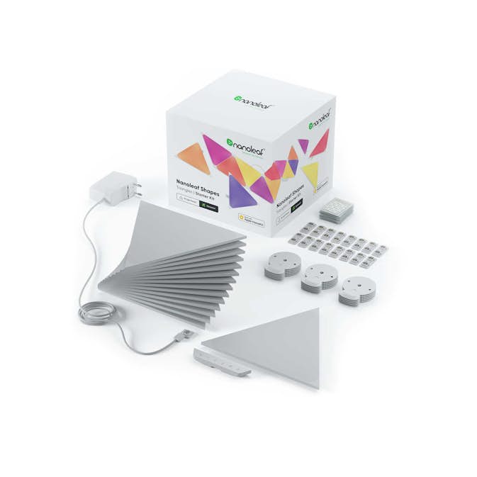 Belysningssystem Nanoleaf Shapes Triangels Startkit 15-pack