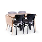 Matgrupp Stenexpo Odense Klaffbord med 4 Borgholm Stolar