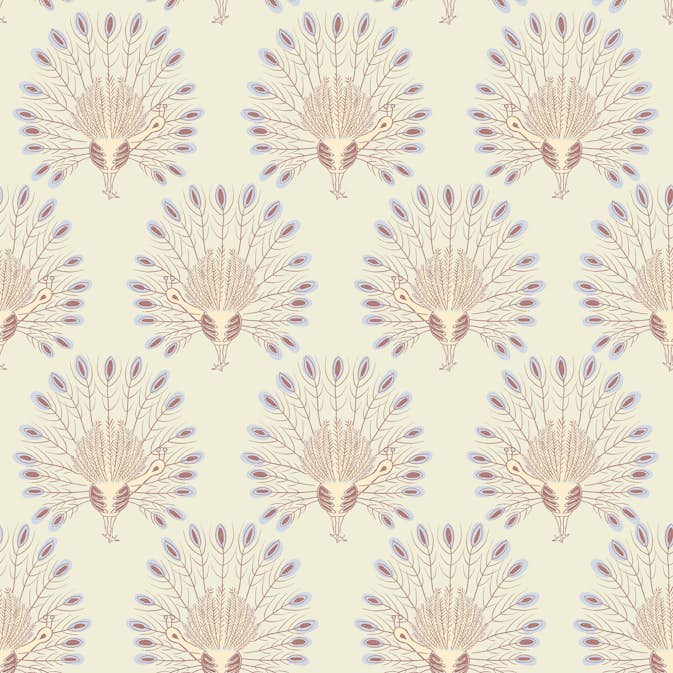 Tapet Superfresco Easy Vintage Peacook Purple
