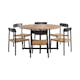 Matgrupp Comfort Garden Lines Matgrupp Utomhus med 6 deNoord Buckle Matstolar