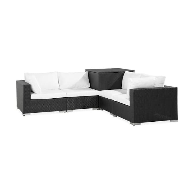 Loungesoffa Comfort Garden 5-sits med Hörndynbox Utomhus