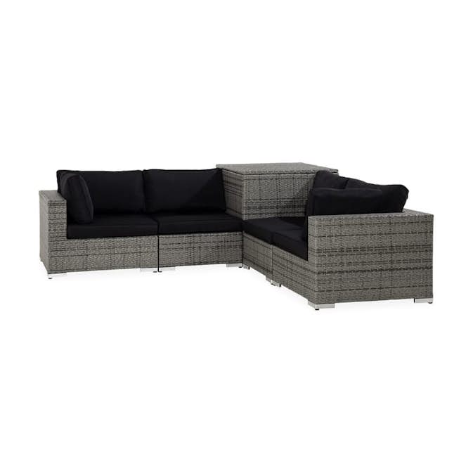 Loungesoffa Comfort Garden 5-sits med Hörndynbox Utomhus