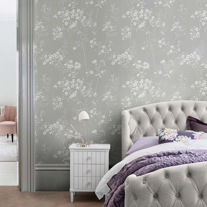 Tapet NEXT Leaf Grey