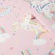 Barntapet NEXT Unicorn EasyUp 118328, Mönstrad Rosa