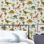 Tapet NEXT Prehistoric Dinosaur & Friends Natural