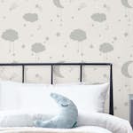 Tapet NEXT Moon & Stars Grey