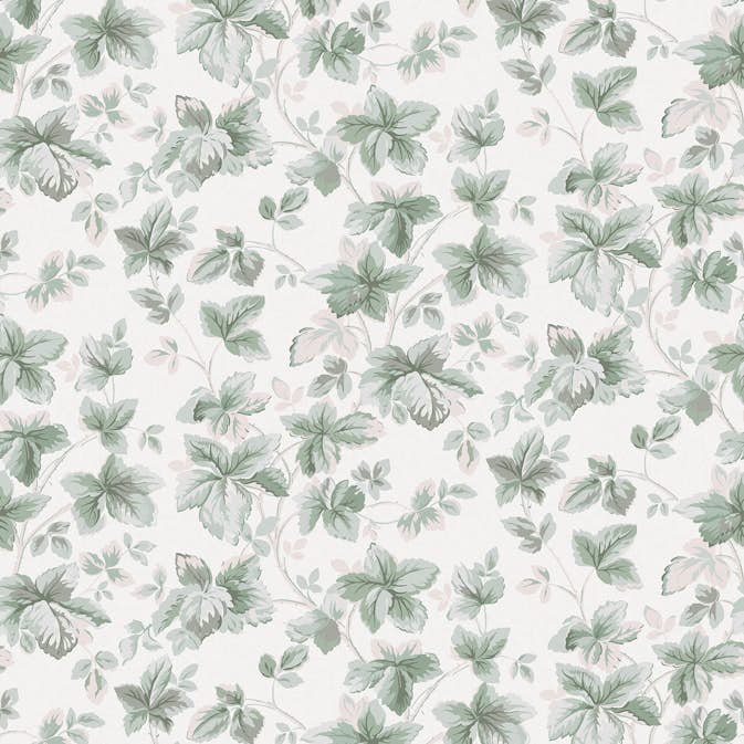 Tapet Laura Ashley Autumn Leaves Sage Grön 118482