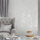 Tapet Laura Ashley Westbourne Silver 118485