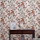 Tapet Laura Ashley Minera Crimson Röd 118488