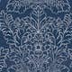 Tapet Laura Ashley Silchester Midnight Seaspray Blå 119852