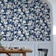 Tapet Laura Ashley Rye Midnight Seaspray Blå 119854