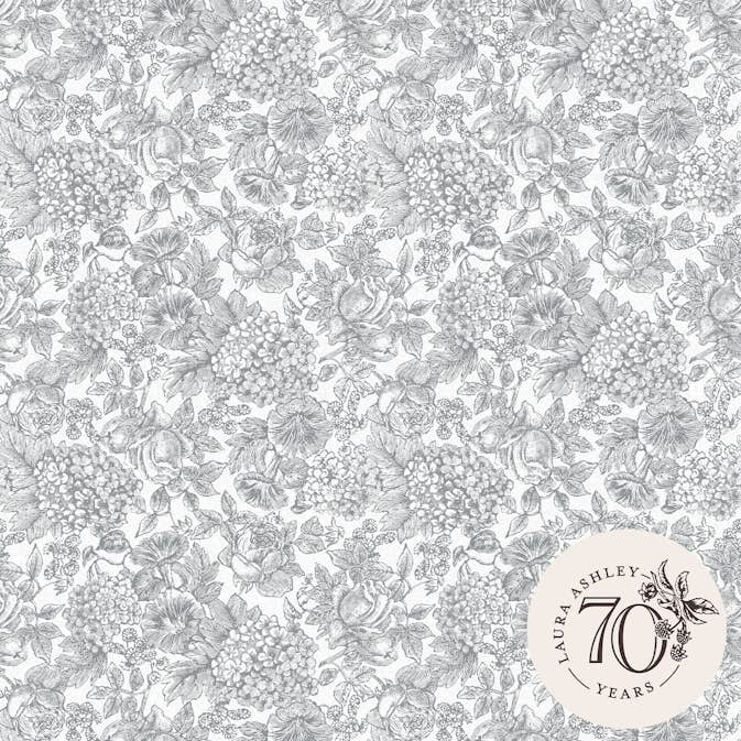 Tapet Laura Ashley Louise Slate Grå 119859