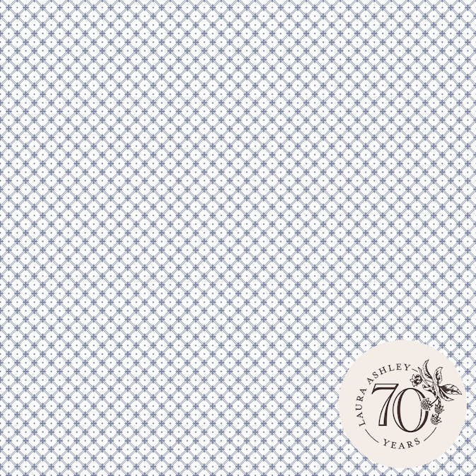 Tapet Laura Ashley Wickerwork Dark Seaspray Blå 120135