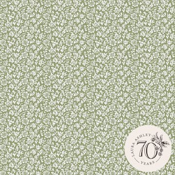 Tapet Laura Ashley Sweet Alyssum Moss Grön 121077