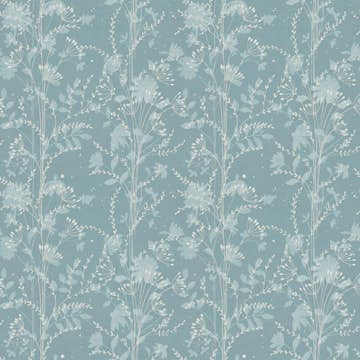 Tapet Laura Ashley Fennelton Pale Newport Blå 121079
